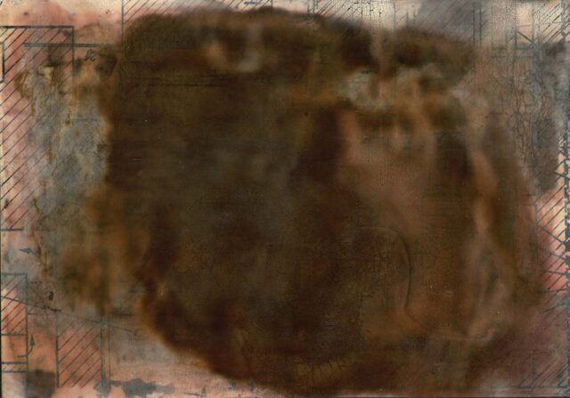 Scorched images, the inside of fire.