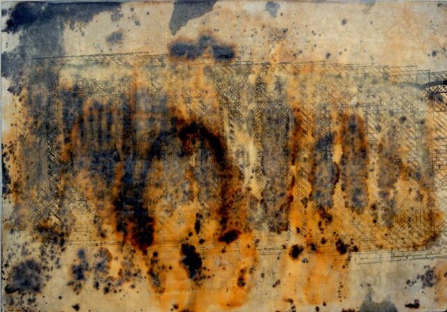 Scorched images, the inside of fire.