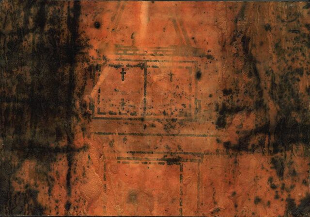 Scorched images, the inside of fire.