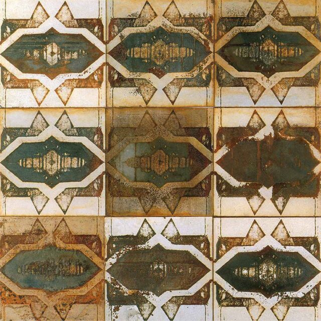 Etching copper plate